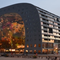Markthal Rotterdam avondfoto Markthal Rotterdam avondfoto
